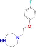 1-[2-(4-fluorophenoxy)ethyl]-1,4-diazepane