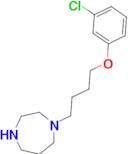 1-[4-(3-chlorophenoxy)butyl]-1,4-diazepane