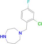 1-[(2-chloro-4-fluorophenyl)methyl]-1,4-diazepane