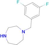 1-[(3,5-difluorophenyl)methyl]-1,4-diazepane