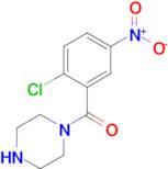 1-(2-chloro-5-nitrobenzoyl)piperazine