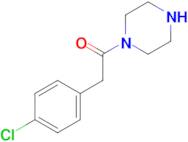 2-(4-chlorophenyl)-1-(piperazin-1-yl)ethan-1-one