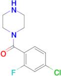 1-(4-chloro-2-fluorobenzoyl)piperazine