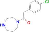 2-(4-chlorophenyl)-1-(1,4-diazepan-1-yl)ethan-1-one