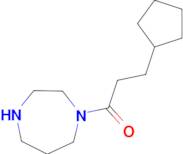 3-cyclopentyl-1-(1,4-diazepan-1-yl)propan-1-one