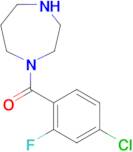 1-(4-chloro-2-fluorobenzoyl)-1,4-diazepane