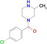 1-(4-chlorobenzoyl)-3-methylpiperazine
