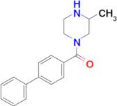 1-{[1,1'-biphenyl]-4-carbonyl}-3-methylpiperazine