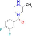 1-(3,4-difluorobenzoyl)-3-methylpiperazine