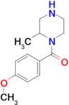 1-(4-methoxybenzoyl)-2-methylpiperazine