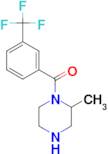 2-methyl-1-[3-(trifluoromethyl)benzoyl]piperazine