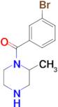1-(3-bromobenzoyl)-2-methylpiperazine