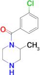 1-(3-chlorobenzoyl)-2-methylpiperazine