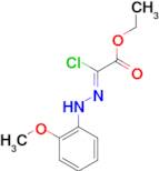ethyl (2Z)-2-chloro-2-[2-(2-methoxyphenyl)hydrazin-1-ylidene]acetate