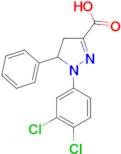 1-(3,4-dichlorophenyl)-5-phenyl-4,5-dihydro-1H-pyrazole-3-carboxylic acid