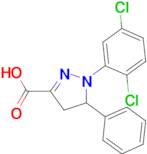 1-(2,5-dichlorophenyl)-5-phenyl-4,5-dihydro-1H-pyrazole-3-carboxylic acid