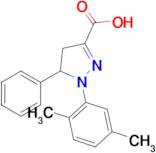 1-(2,5-dimethylphenyl)-5-phenyl-4,5-dihydro-1H-pyrazole-3-carboxylic acid