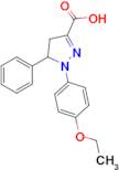 1-(4-ethoxyphenyl)-5-phenyl-4,5-dihydro-1H-pyrazole-3-carboxylic acid