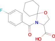 4-(4-fluorobenzoyl)-1-oxa-4-azaspiro[4.5]decane-3-carboxylic acid