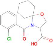 4-(2-chlorobenzoyl)-1-oxa-4-azaspiro[4.5]decane-3-carboxylic acid