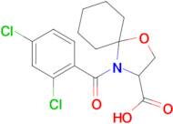 4-(2,4-dichlorobenzoyl)-1-oxa-4-azaspiro[4.5]decane-3-carboxylic acid