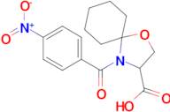 4-(4-nitrobenzoyl)-1-oxa-4-azaspiro[4.5]decane-3-carboxylic acid