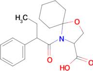 4-(2-phenylbutanoyl)-1-oxa-4-azaspiro[4.5]decane-3-carboxylic acid