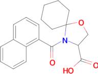 4-(naphthalene-1-carbonyl)-1-oxa-4-azaspiro[4.5]decane-3-carboxylic acid