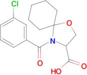 4-(3-chlorobenzoyl)-1-oxa-4-azaspiro[4.5]decane-3-carboxylic acid