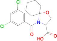 4-(3,5-dichlorobenzoyl)-1-oxa-4-azaspiro[4.5]decane-3-carboxylic acid