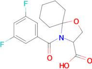 4-(3,5-difluorobenzoyl)-1-oxa-4-azaspiro[4.5]decane-3-carboxylic acid