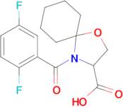 4-(2,5-difluorobenzoyl)-1-oxa-4-azaspiro[4.5]decane-3-carboxylic acid