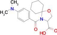 4-[4-(dimethylamino)benzoyl]-1-oxa-4-azaspiro[4.5]decane-3-carboxylic acid