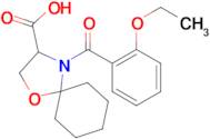 4-(2-ethoxybenzoyl)-1-oxa-4-azaspiro[4.5]decane-3-carboxylic acid