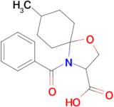 4-benzoyl-8-methyl-1-oxa-4-azaspiro[4.5]decane-3-carboxylic acid