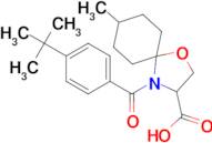 4-(4-tert-butylbenzoyl)-8-methyl-1-oxa-4-azaspiro[4.5]decane-3-carboxylic acid