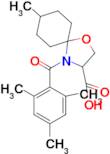 8-methyl-4-(2,4,6-trimethylbenzoyl)-1-oxa-4-azaspiro[4.5]decane-3-carboxylic acid