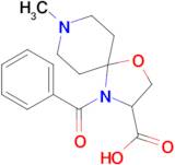 4-benzoyl-8-methyl-1-oxa-4,8-diazaspiro[4.5]decane-3-carboxylic acid