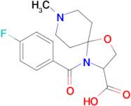 4-(4-fluorobenzoyl)-8-methyl-1-oxa-4,8-diazaspiro[4.5]decane-3-carboxylic acid