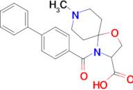 4-{[1,1'-biphenyl]-4-carbonyl}-8-methyl-1-oxa-4,8-diazaspiro[4.5]decane-3-carboxylic acid