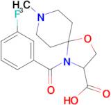 4-(3-fluorobenzoyl)-8-methyl-1-oxa-4,8-diazaspiro[4.5]decane-3-carboxylic acid