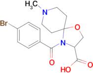 4-(4-bromobenzoyl)-8-methyl-1-oxa-4,8-diazaspiro[4.5]decane-3-carboxylic acid