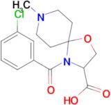 4-(3-chlorobenzoyl)-8-methyl-1-oxa-4,8-diazaspiro[4.5]decane-3-carboxylic acid