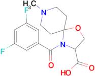 4-(3,5-difluorobenzoyl)-8-methyl-1-oxa-4,8-diazaspiro[4.5]decane-3-carboxylic acid