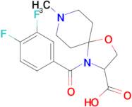 4-(3,4-difluorobenzoyl)-8-methyl-1-oxa-4,8-diazaspiro[4.5]decane-3-carboxylic acid