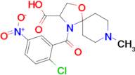 4-(2-chloro-5-nitrobenzoyl)-8-methyl-1-oxa-4,8-diazaspiro[4.5]decane-3-carboxylic acid