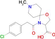 4-[2-(4-chlorophenyl)acetyl]-8-methyl-1-oxa-4,8-diazaspiro[4.5]decane-3-carboxylic acid