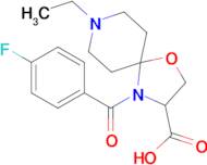 8-ethyl-4-(4-fluorobenzoyl)-1-oxa-4,8-diazaspiro[4.5]decane-3-carboxylic acid