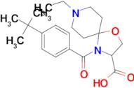 4-(4-tert-butylbenzoyl)-8-ethyl-1-oxa-4,8-diazaspiro[4.5]decane-3-carboxylic acid