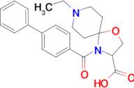 4-{[1,1'-biphenyl]-4-carbonyl}-8-ethyl-1-oxa-4,8-diazaspiro[4.5]decane-3-carboxylic acid